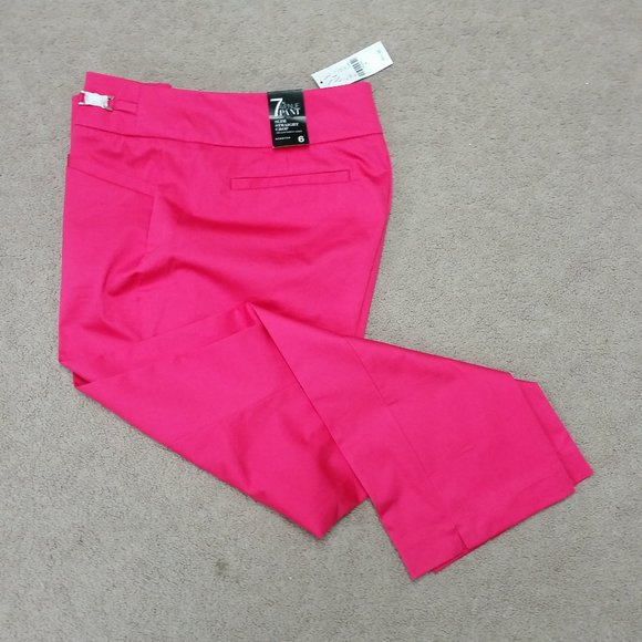 NYC 7TH AVENUE SLIM STRAIGHT CROP CAPRI STRETCH - Picture 3 of 5